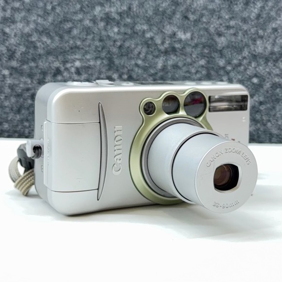 Canon Other - Canon Sure Shot 90u Date 35mm Film Camera 38-90mm Zoom Lens Silver with Case